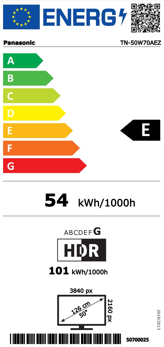 tn-50w70aez Energimrke