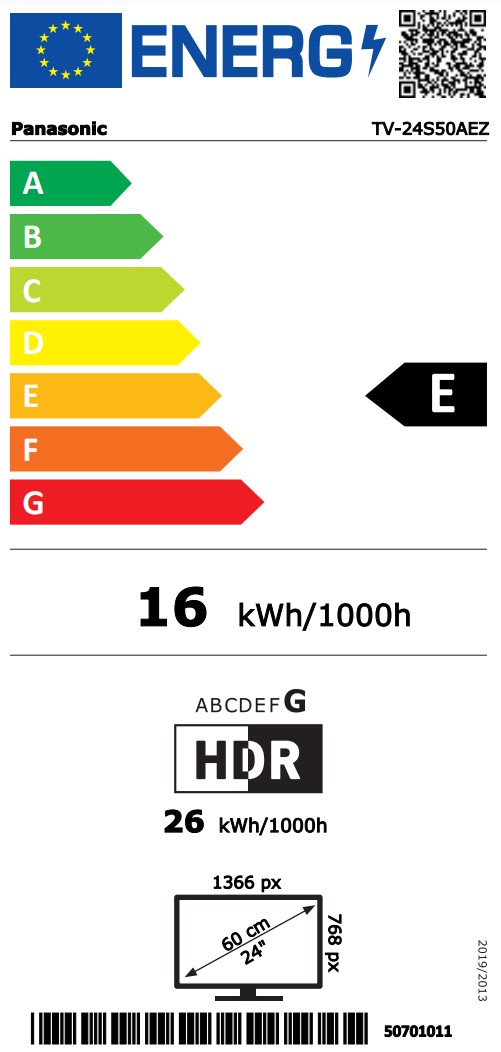 tv-24s50aez Energimrke